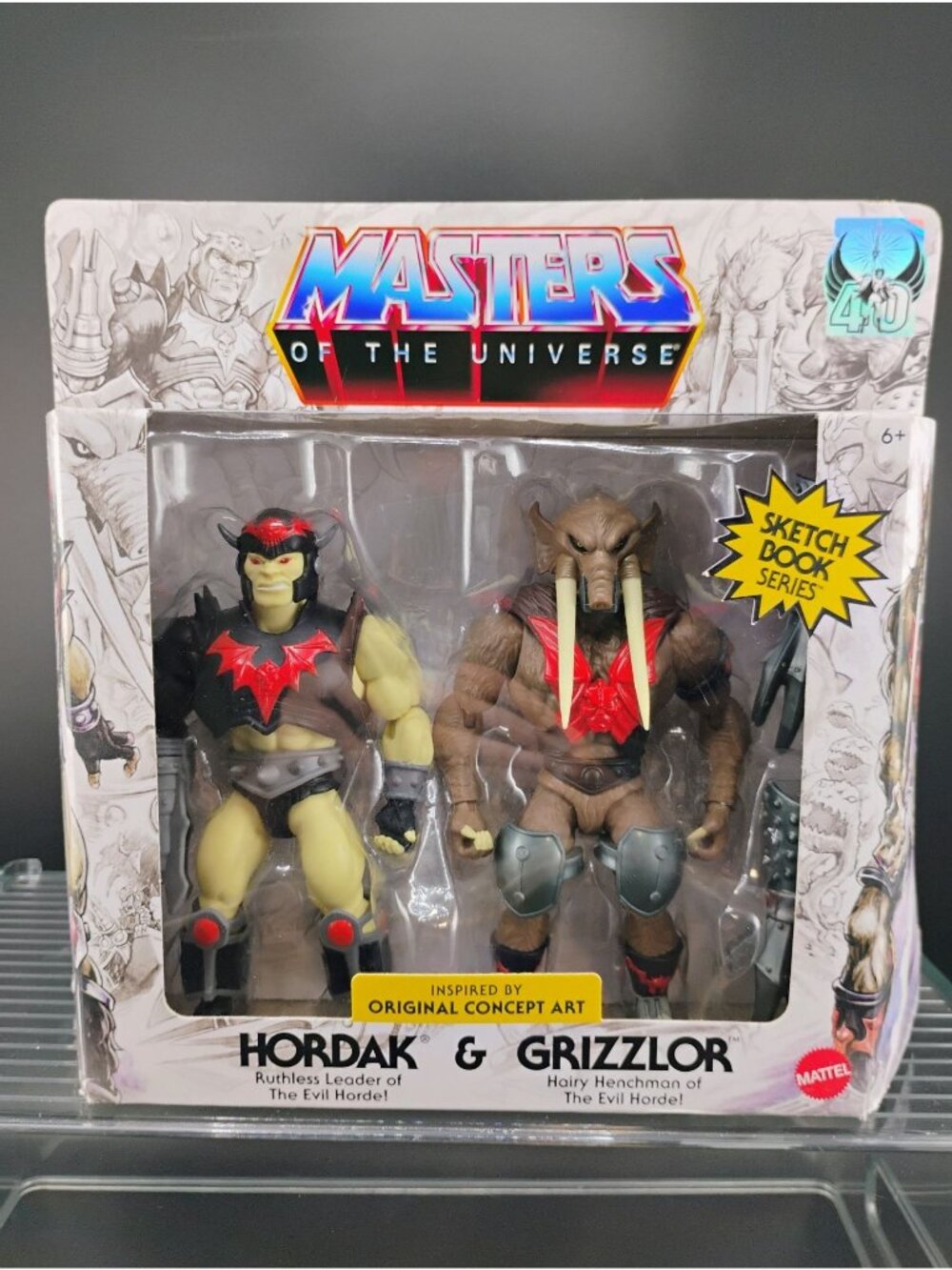 Masters Of The Universe Hordak & Grizzlor Sketchbook Set